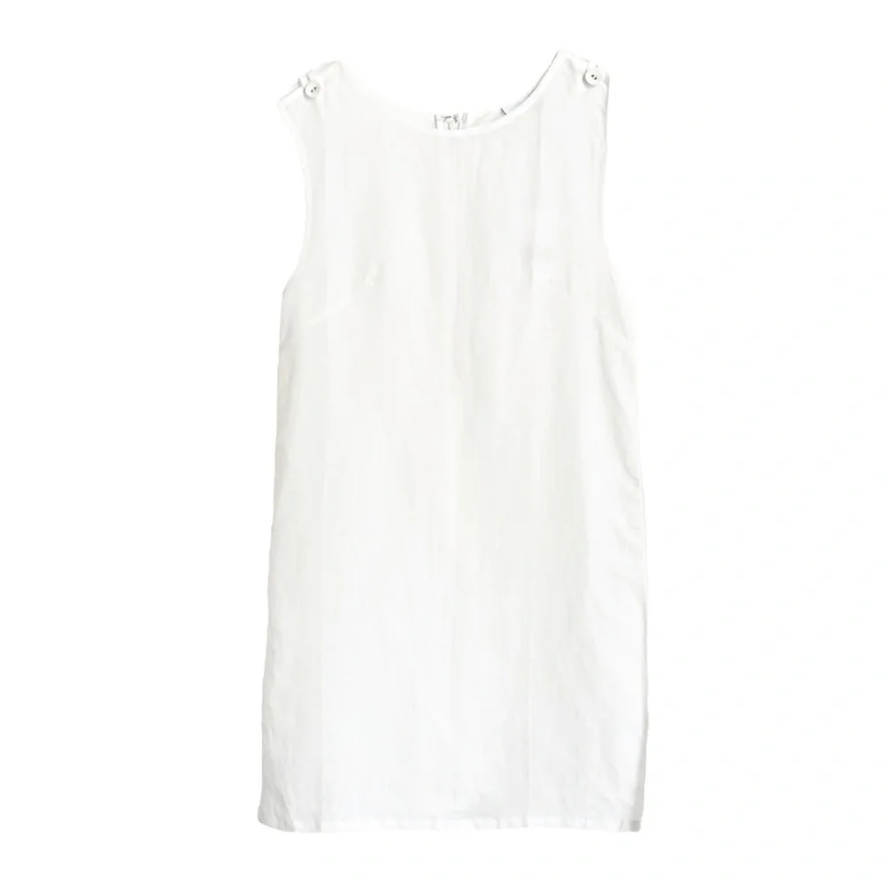 NEW! ONIA SOLID 100 SUMMER WHITE MARINA MINI DRESS COVER UP XS - Picture 2 of 8
